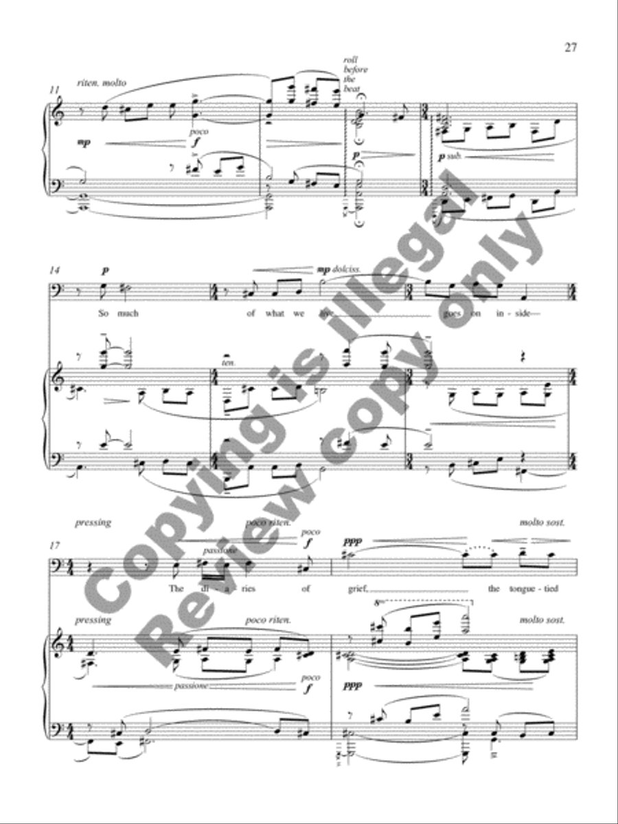 Songs for Baritone, Volume 2 Baritone Voice scores gallery preview page 14