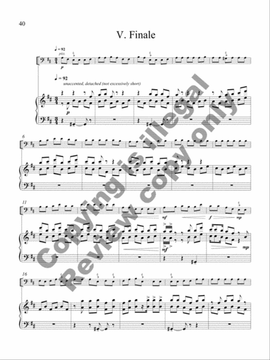Legends of Kintamani (Cello/Piano Score) Orchestra scores gallery preview page 19