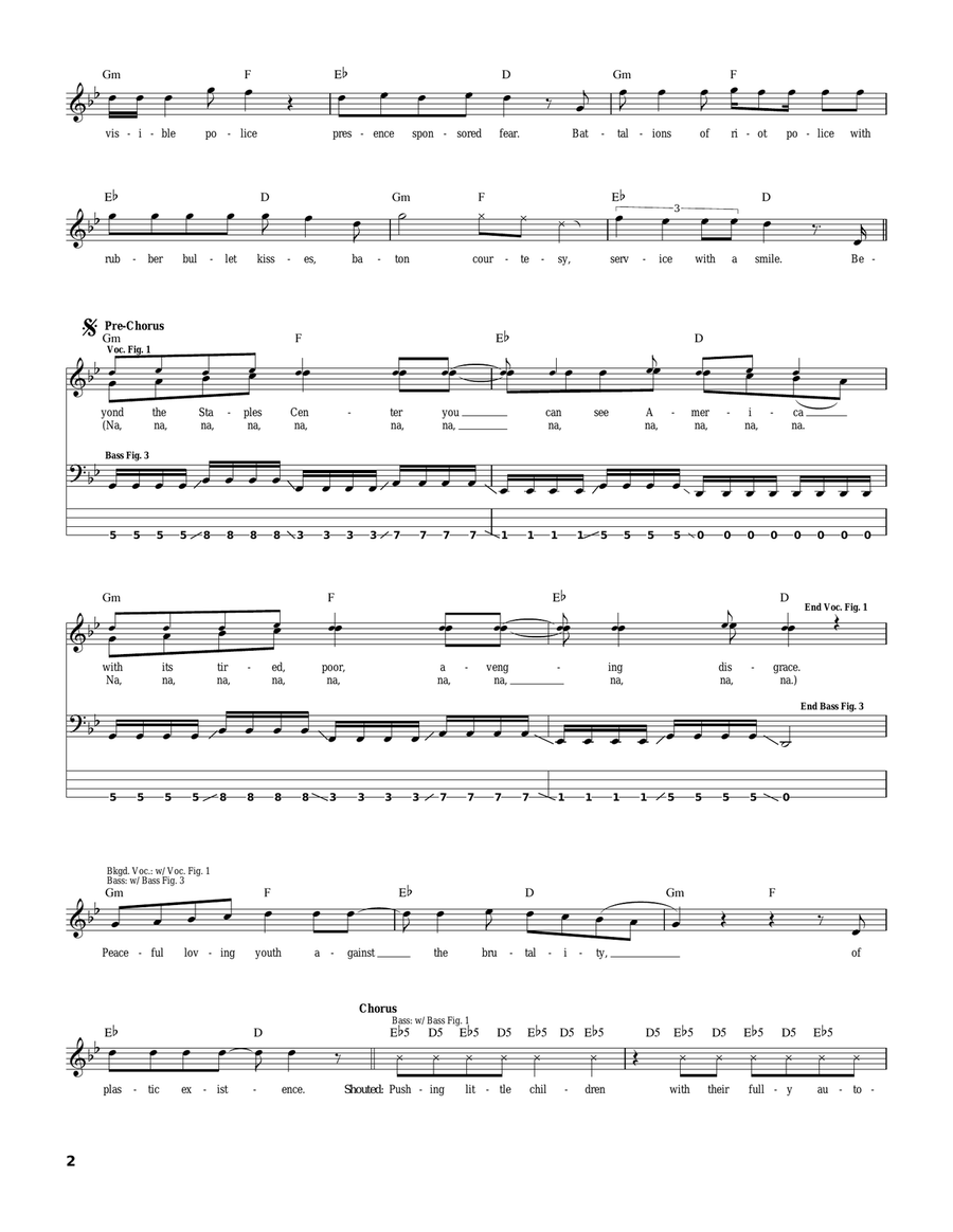 Deer Dance Electric Guitar scores gallery preview page 2