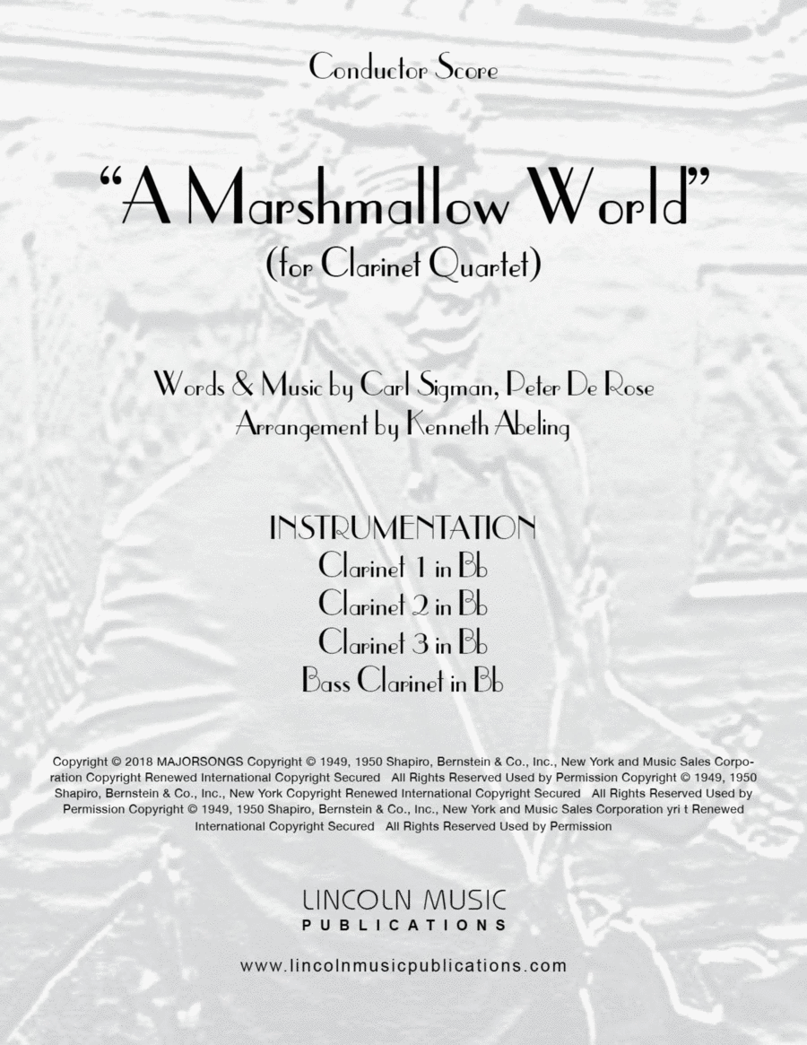 A Marshmallow World Small Ensemble scores gallery preview page 1