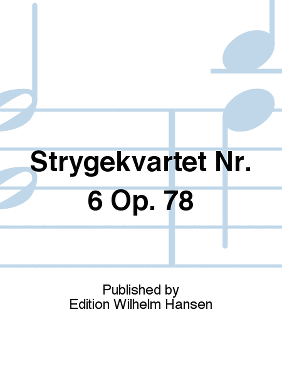 String Quartet No.6 Op.78
