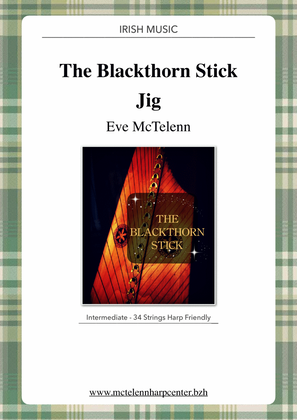 Book cover for Blackthorne Stick Jig - beginner & 34 String Harp | McTelenn Harp Center