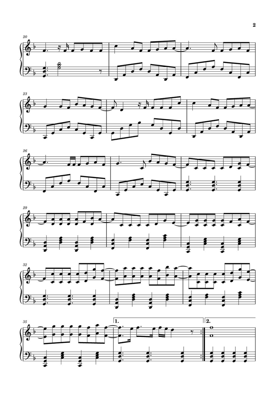 Too Good At Goodbyes Too Good At Goodbyes Easy Piano scores gallery preview page 2