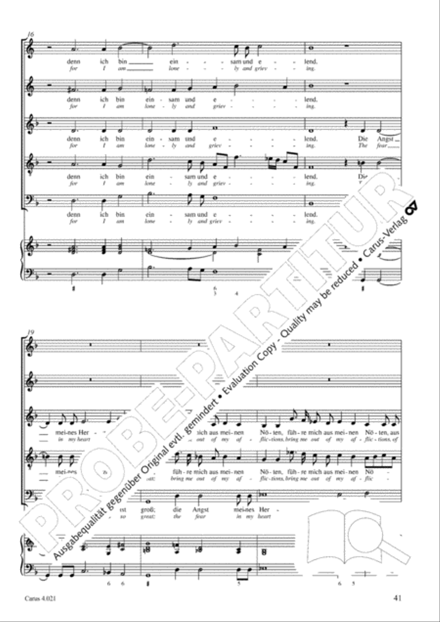 Schein: Israelsbrunnlein. Fontana d'Israel. Complete edition Choir scores gallery preview page 48
