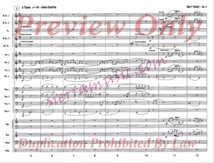 Don't Forget (Renato's Theme) Jazz Ensemble scores gallery preview page 3