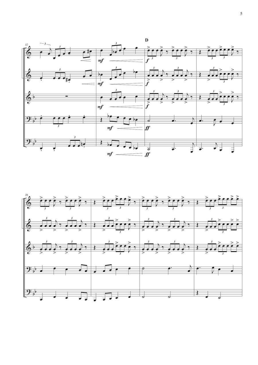 How To Train Your Dragon Brass Ensemble scores gallery preview page 5