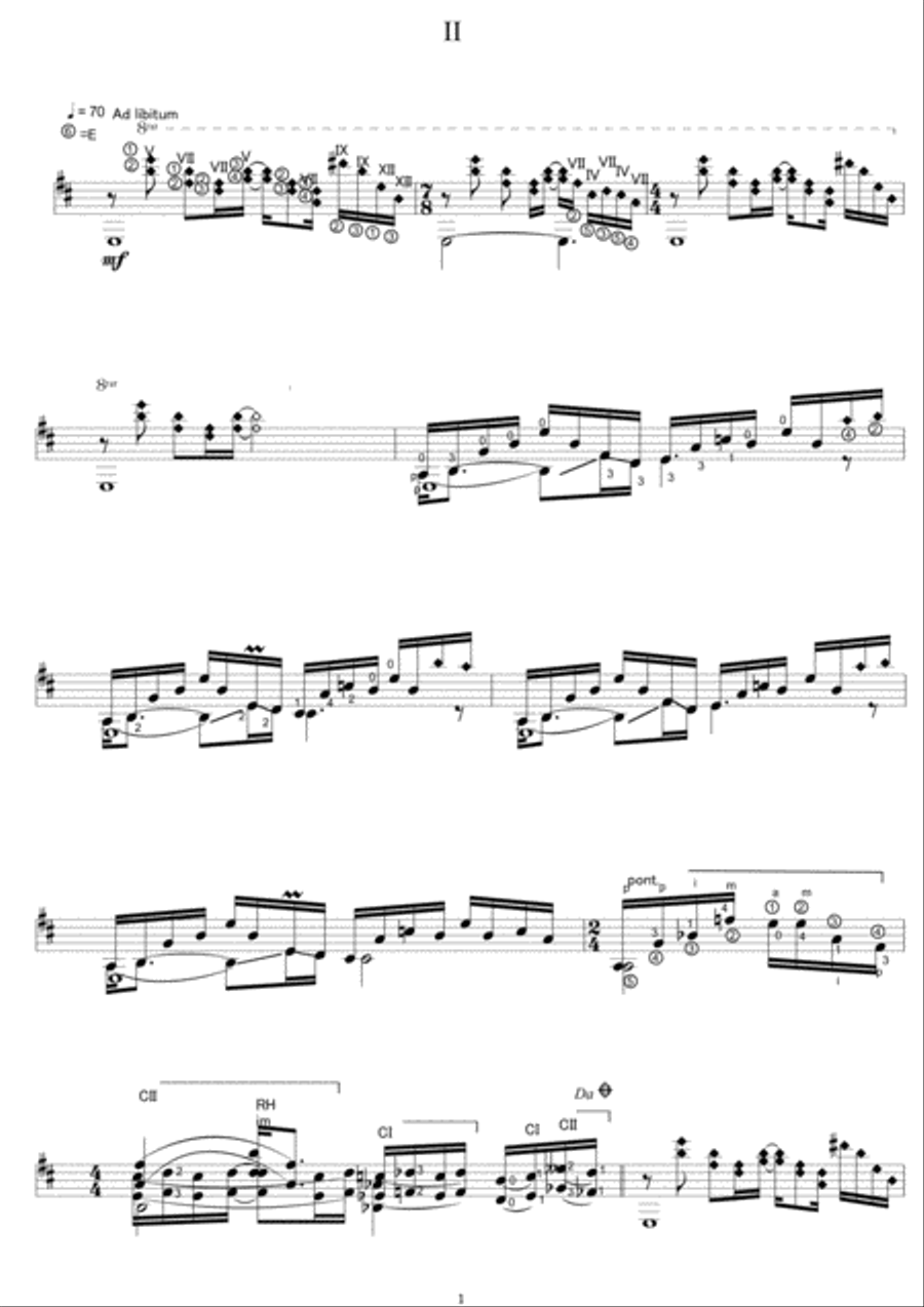Five Impromptus Five Impromptus Classical Guitar scores gallery preview page 4