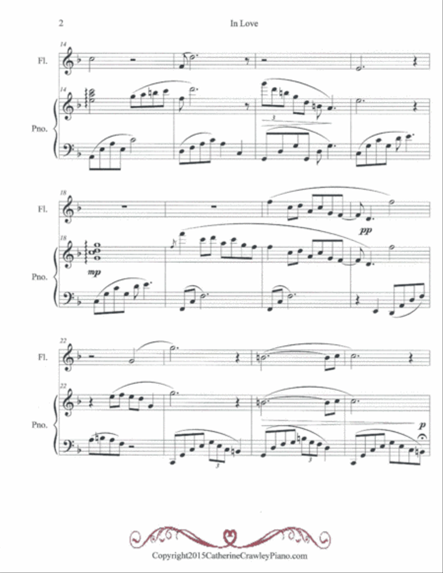 In Love In Love Woodwind Duet scores gallery preview page 2