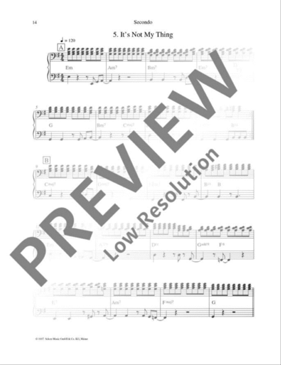 Just for Fun Piano Duet scores gallery preview page 15