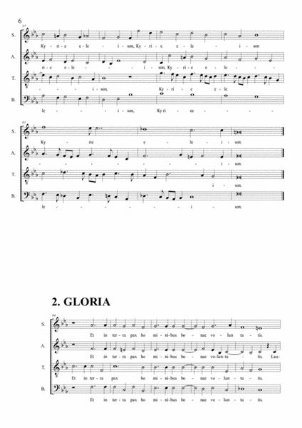 MESSA A 4 VOCI DA CAPPELLA - C. Monteverdi - For SATB Choir image number null