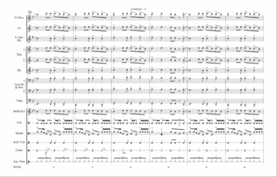 Last Friday Night (T.G.I.F.): Score Marching Band scores gallery preview page 4