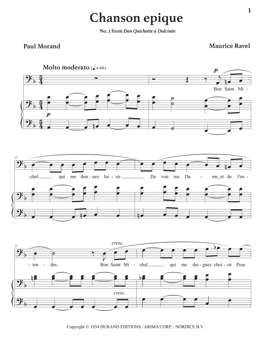 Chanson Romanesque Voice scores gallery preview page 2
