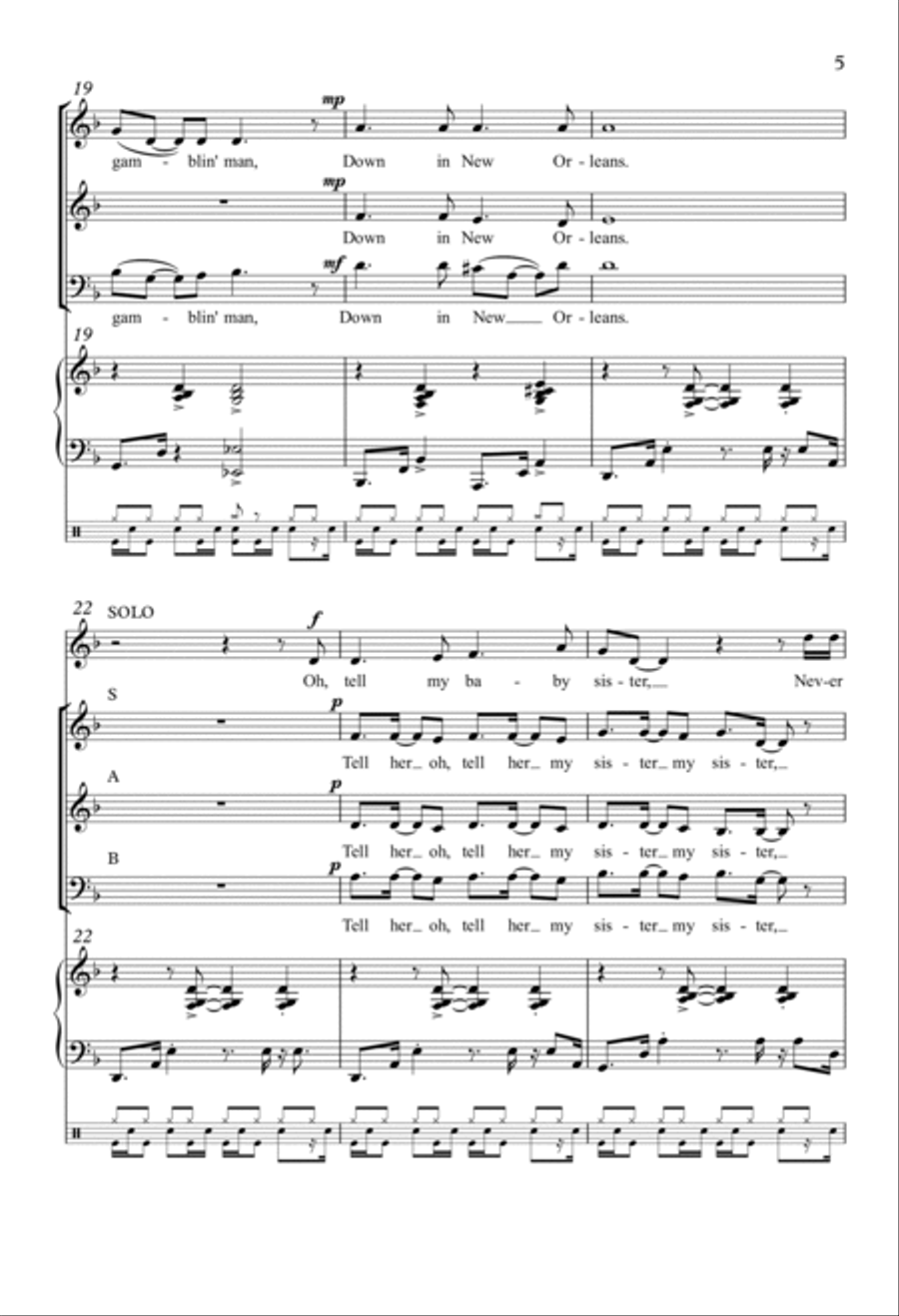 House of the Rising Sun 3-Part scores gallery preview page 4