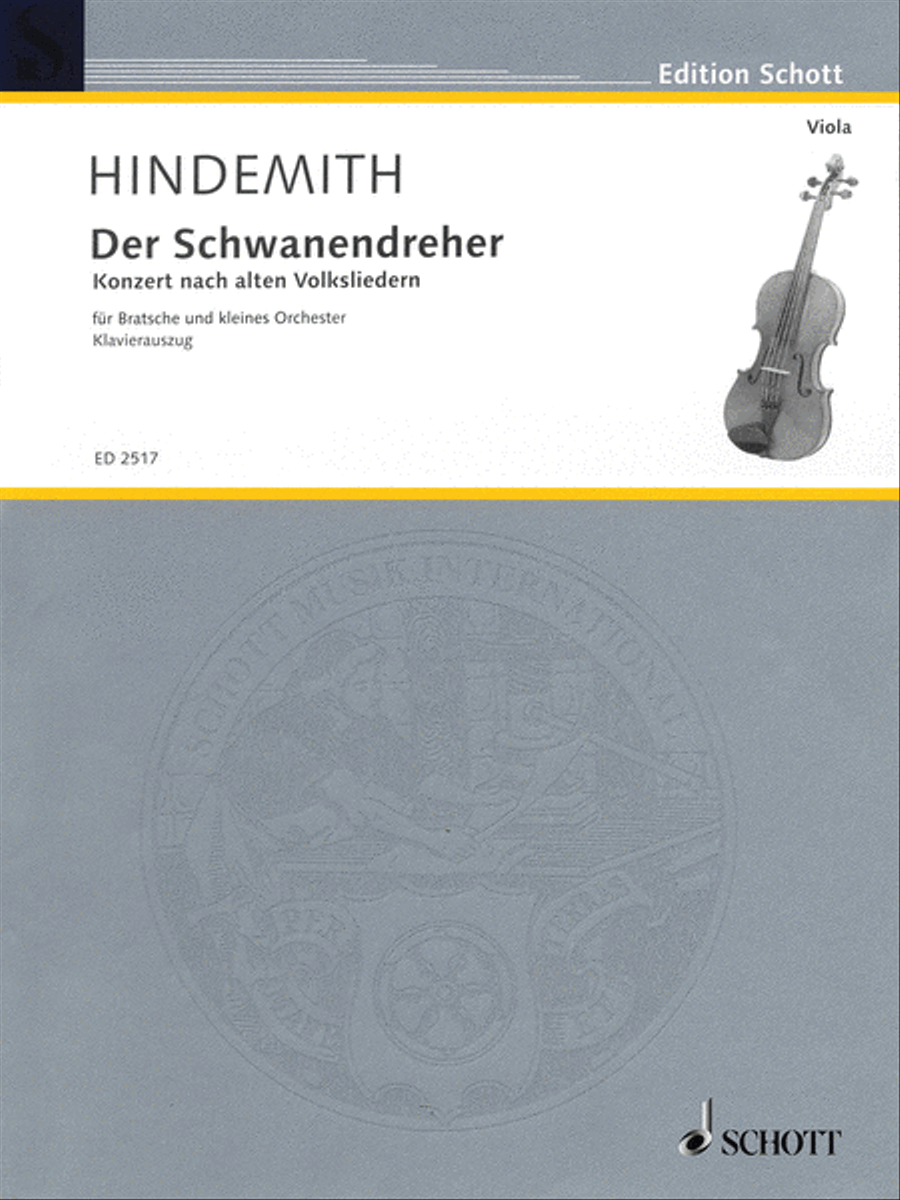 Der Schwanendreher (1935-1936) Piano Accompaniment scores gallery preview page 1