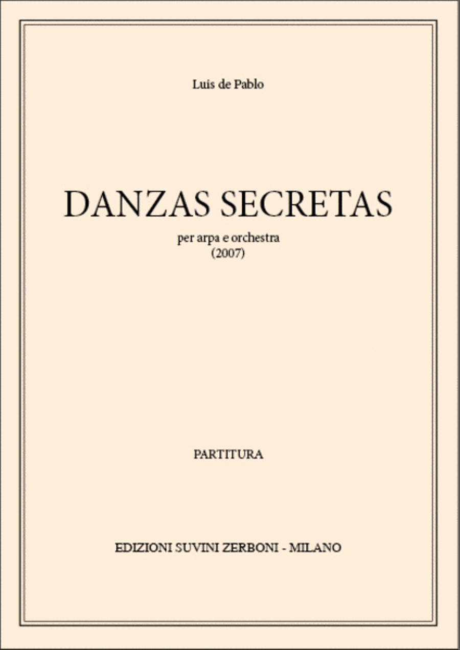Danzas Secretas School and Community scores gallery preview page 1
