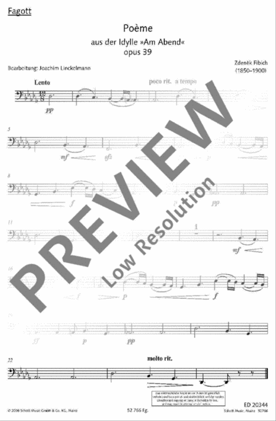 Poème Poème Woodwind Quintet scores gallery preview page 9