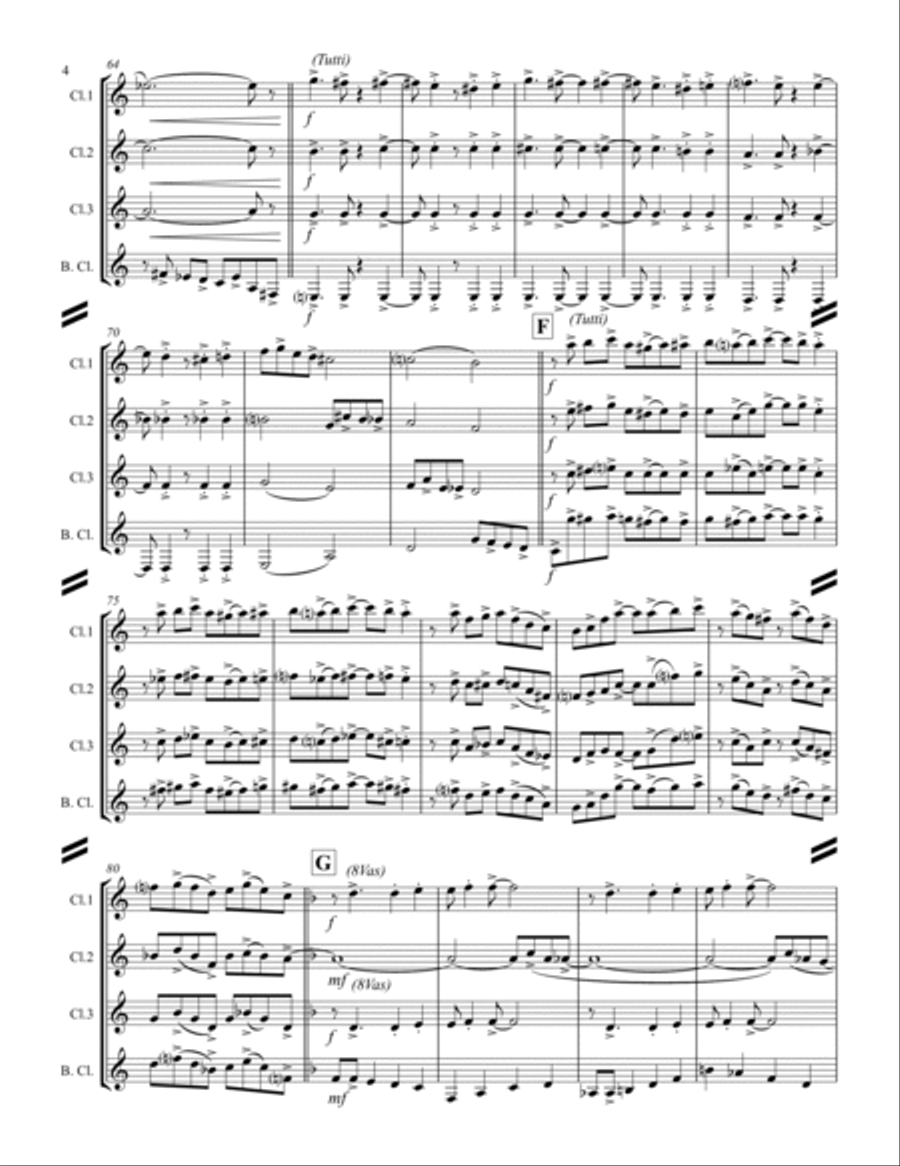 Witchcraft Woodwind Ensemble scores gallery preview page 5