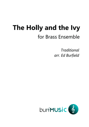 Book cover for The Holly and the Ivy for Brass Dectet (with optional Percussion)