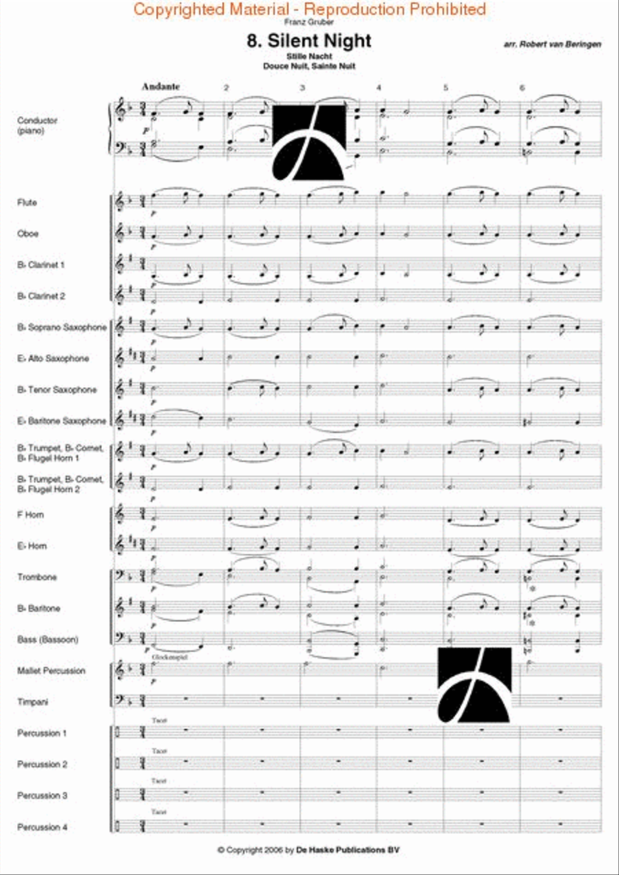 Band Time Christmas Concert Band scores gallery preview page 80
