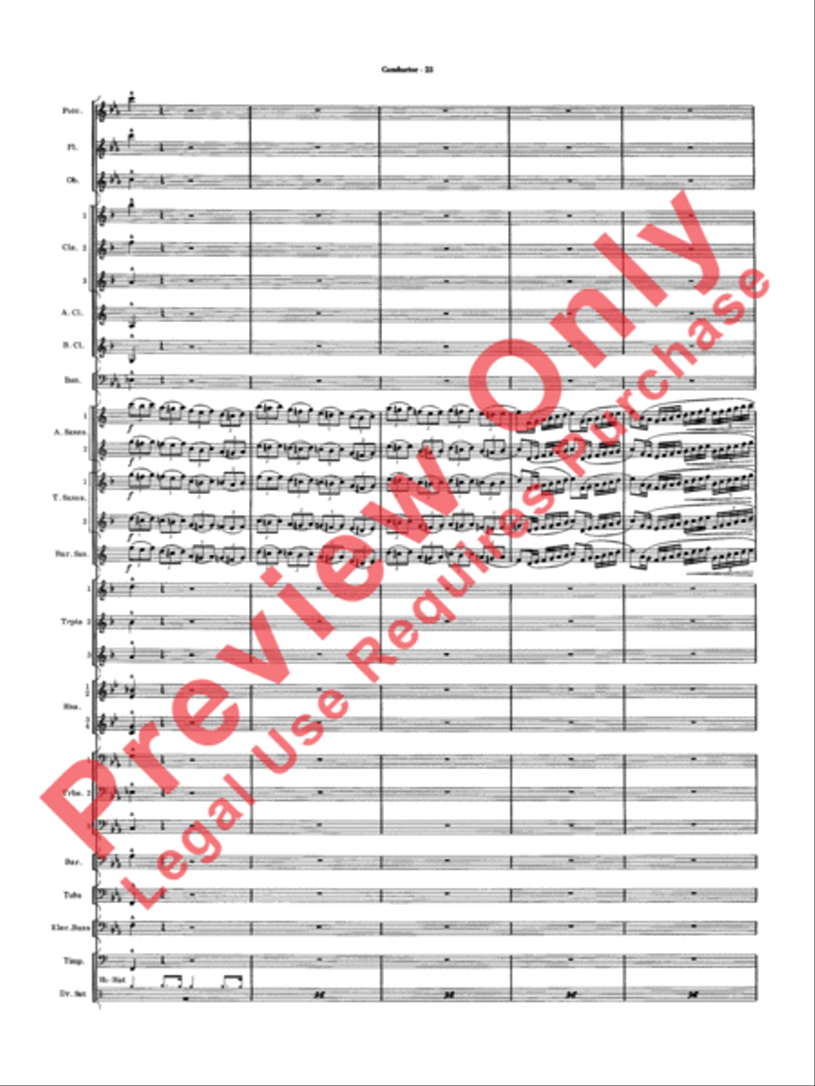 Five to Go Five to Go Concert Band scores gallery preview page 27