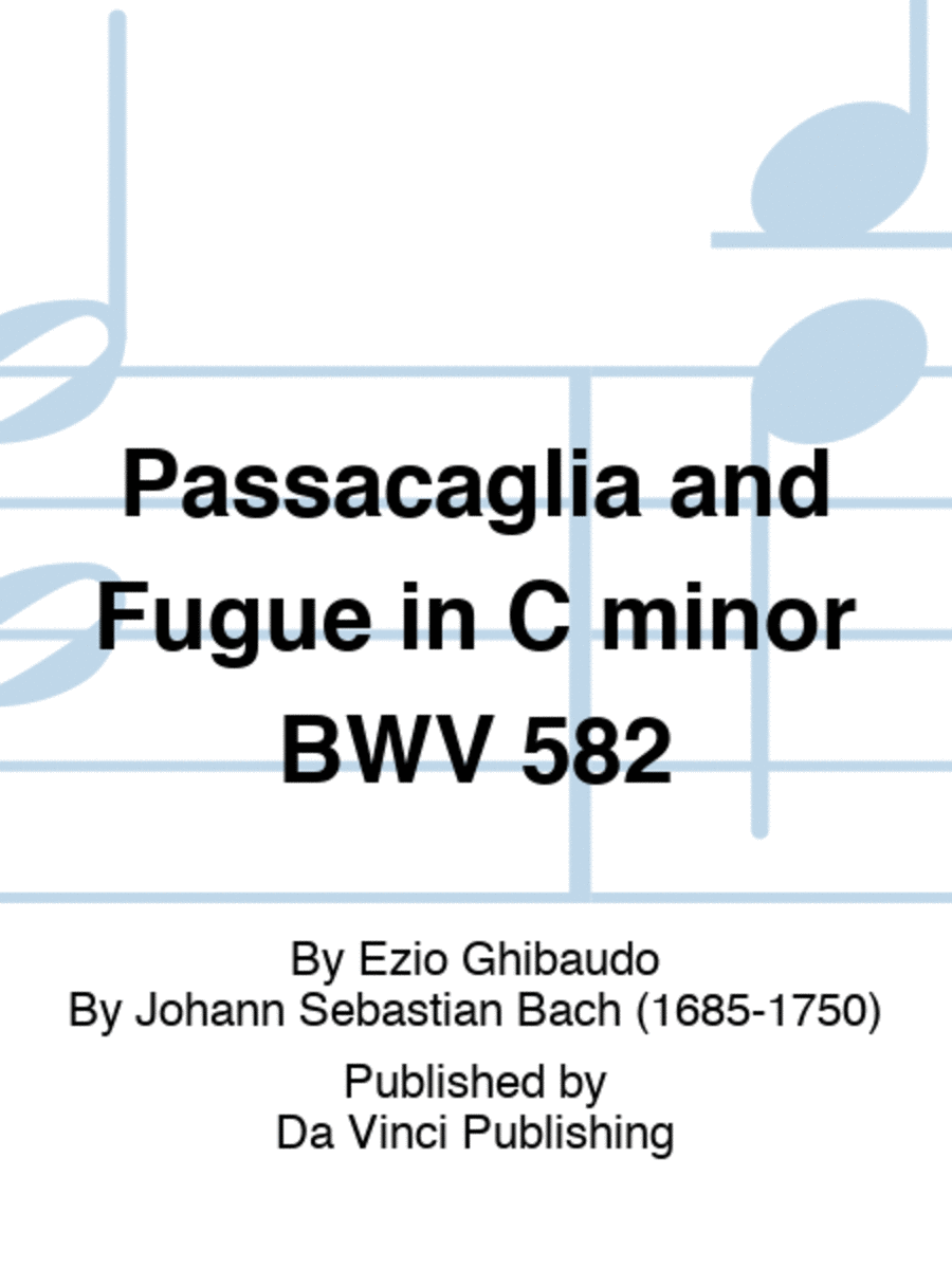 Passacaglia and Fugue in C minor BWV 582 Accordion scores gallery preview page 1