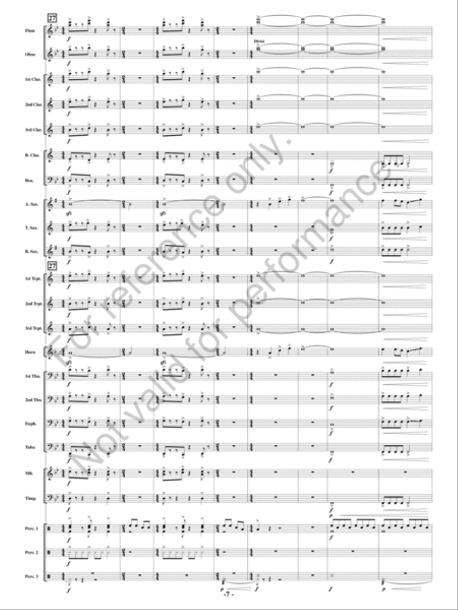 Full Throttle Concert Band scores gallery preview page 6