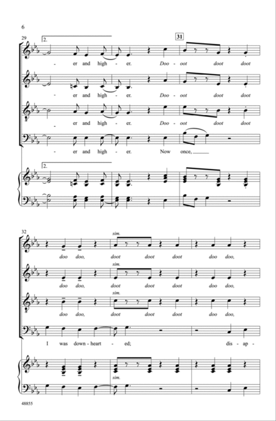 (Your Love Keeps Lifting Me) Higher and Higher Choir scores gallery preview page 5