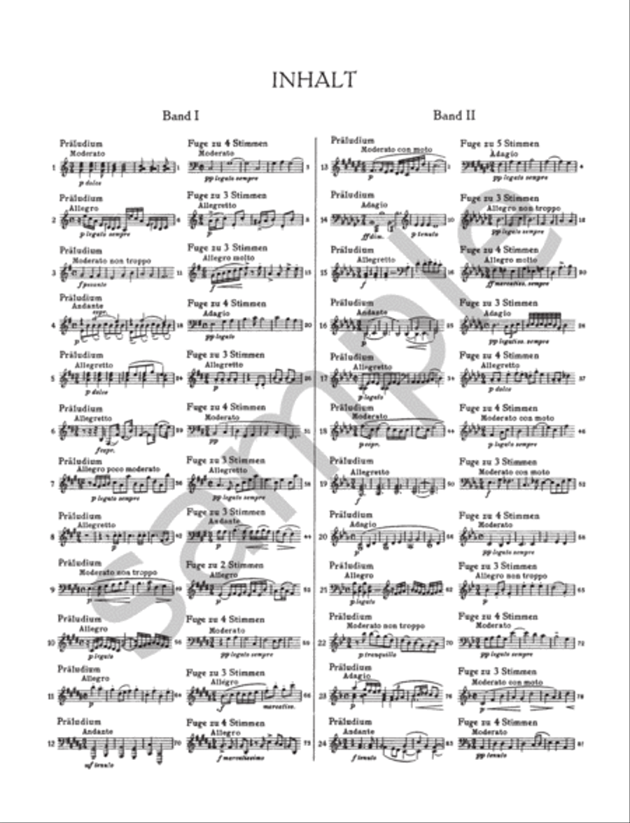 24 Preludes and Fugues Op. 87 for Piano Piano scores gallery preview page 2