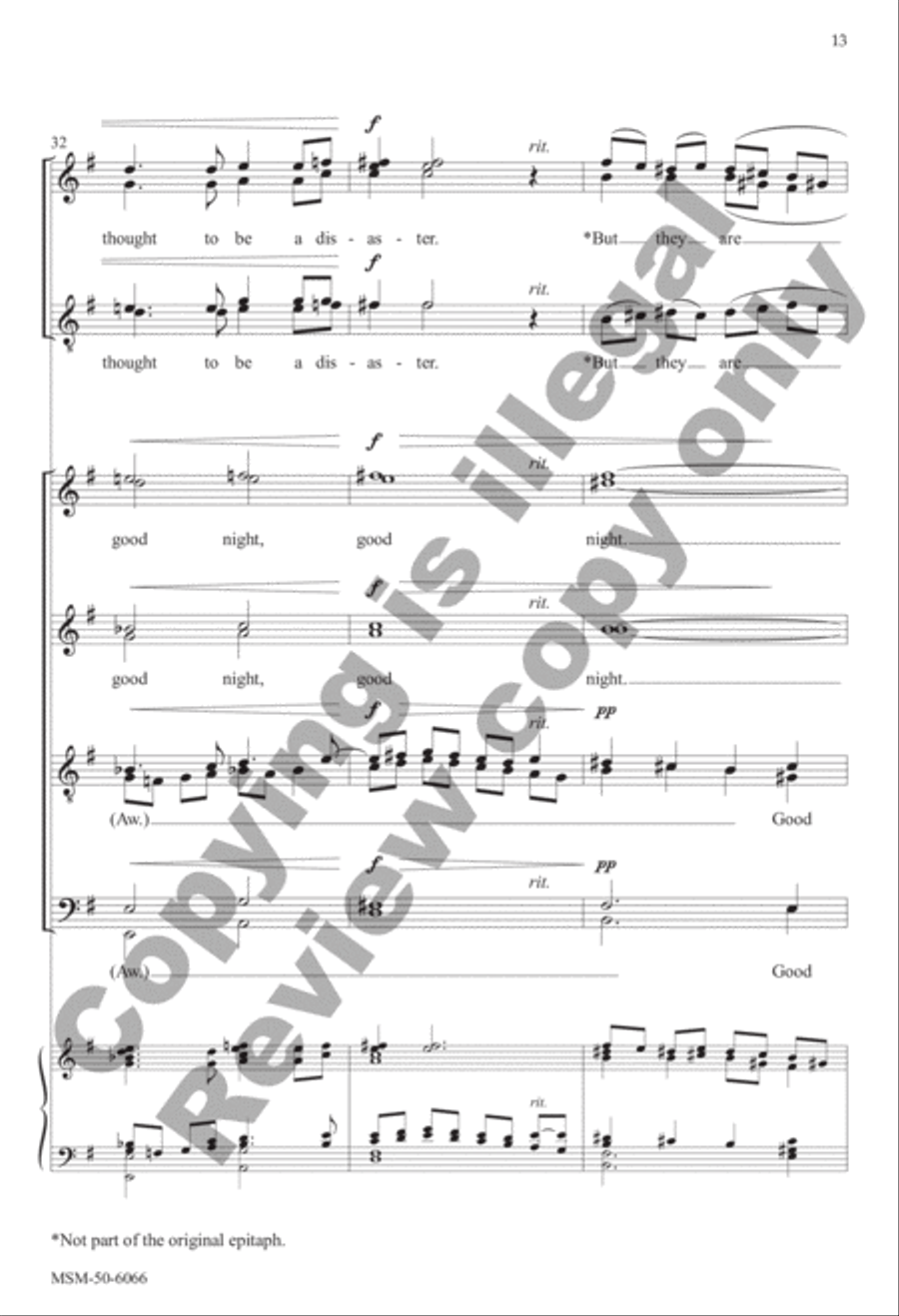 The Souls of the Righteous 4-Part scores gallery preview page 13
