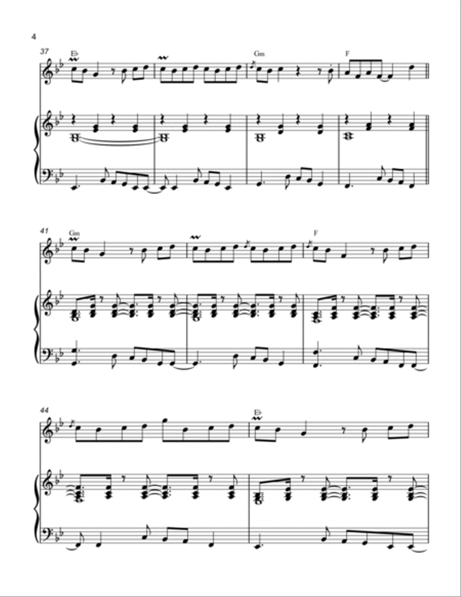 Take Me To Infinity Violin Solo scores gallery preview page 4