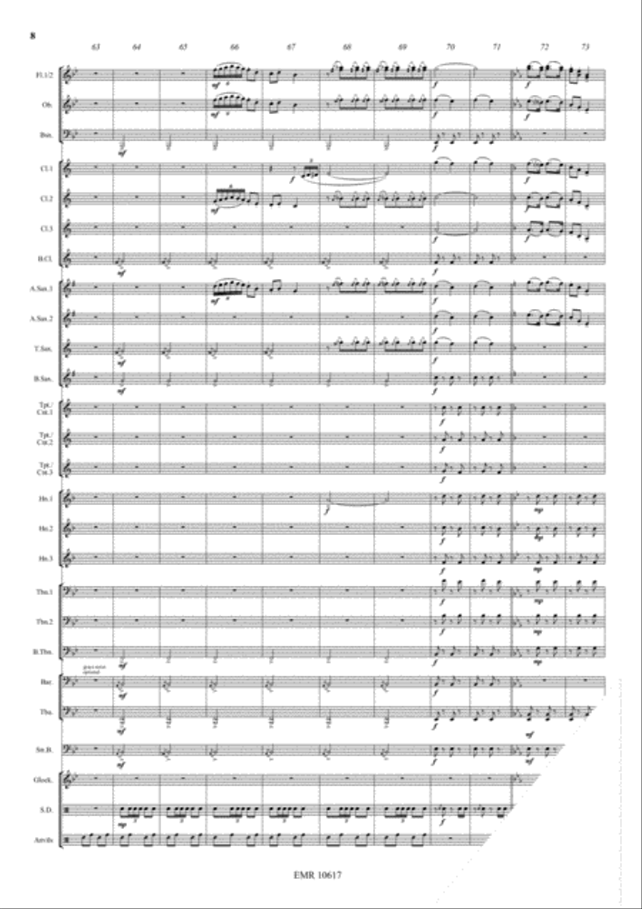 Blacksmith Polka Concert Band scores gallery preview page 9