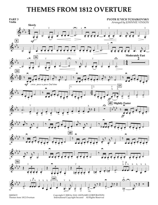 Themes from 1812 Overture - Pt.3 - Violin