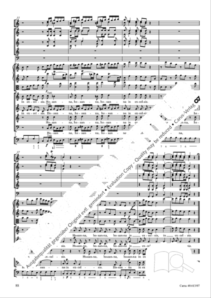 Mass in C (Missa in C) Mass in C (Missa in C) 4-Part scores gallery preview page 95