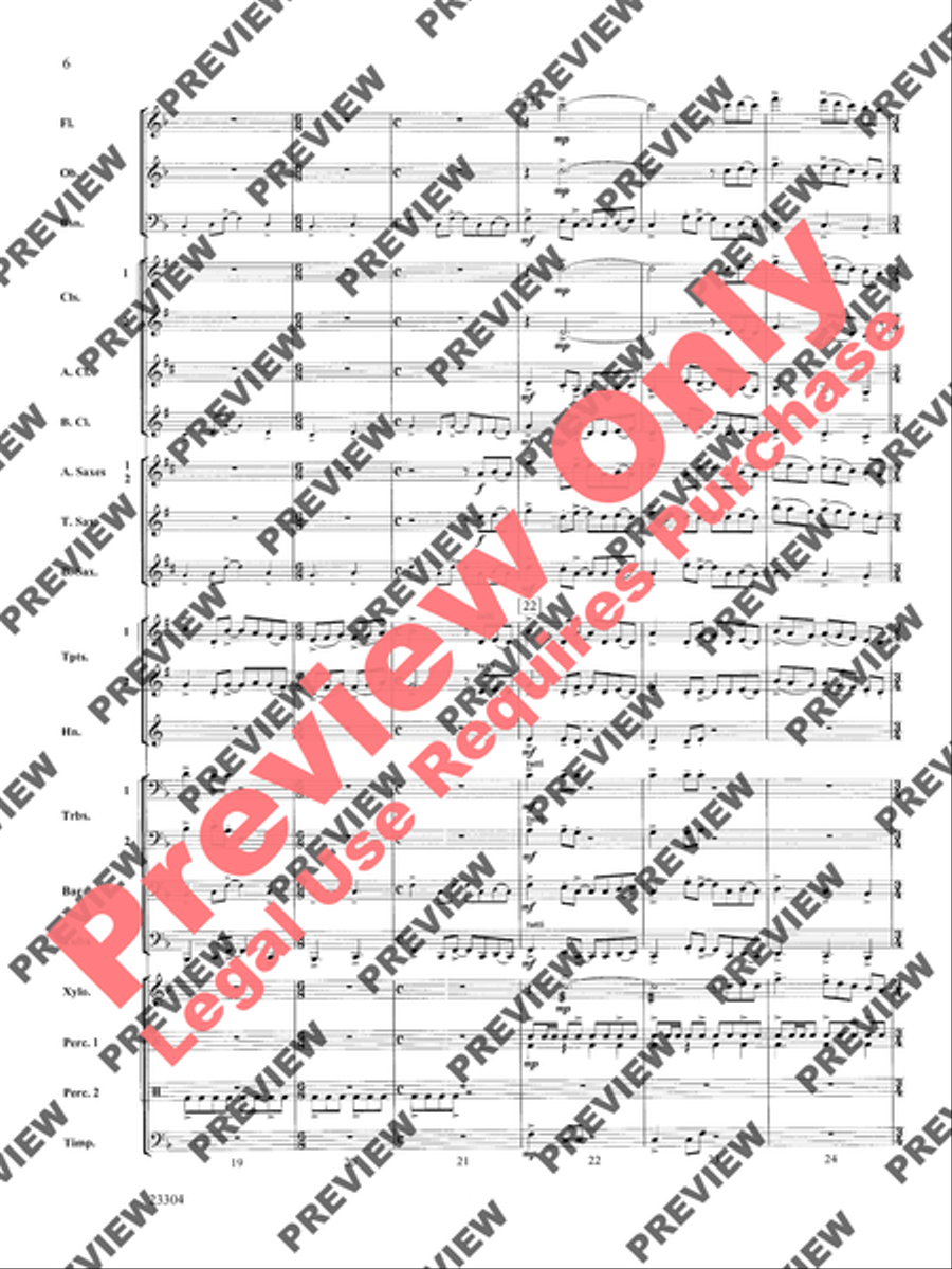 Ciudad de Festivales Concert Band scores gallery preview page 7