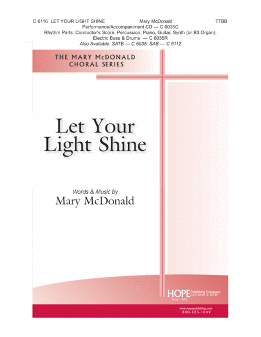 Let Your Light Shine Choir scores gallery preview page 1