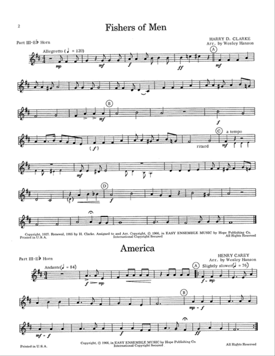 Easy Ensemble Music Part scores gallery preview page 4