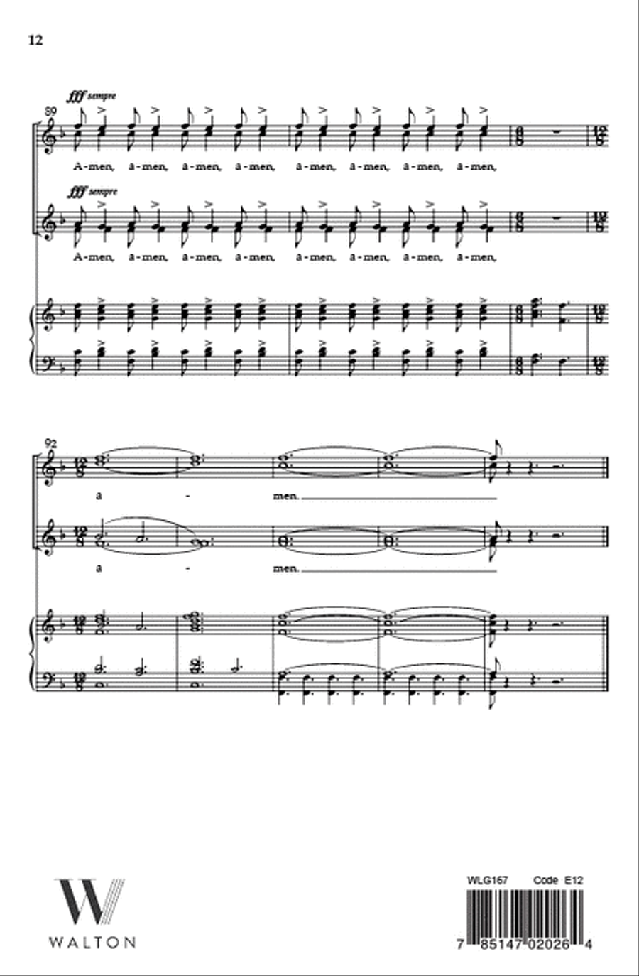 Festival Gloria (SSAA) SSAA scores gallery preview page 11