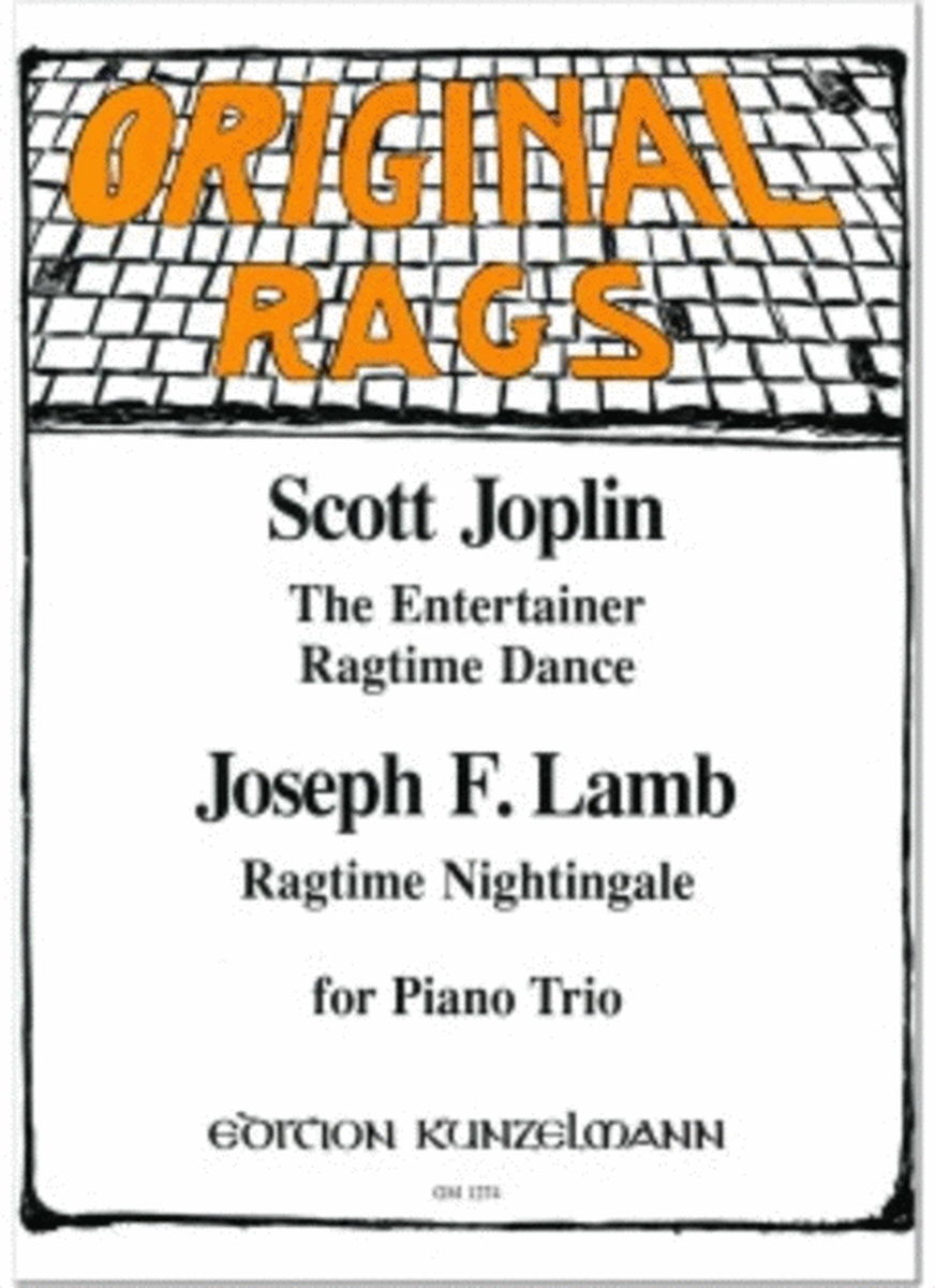 3 Original Rags For Piano Trio