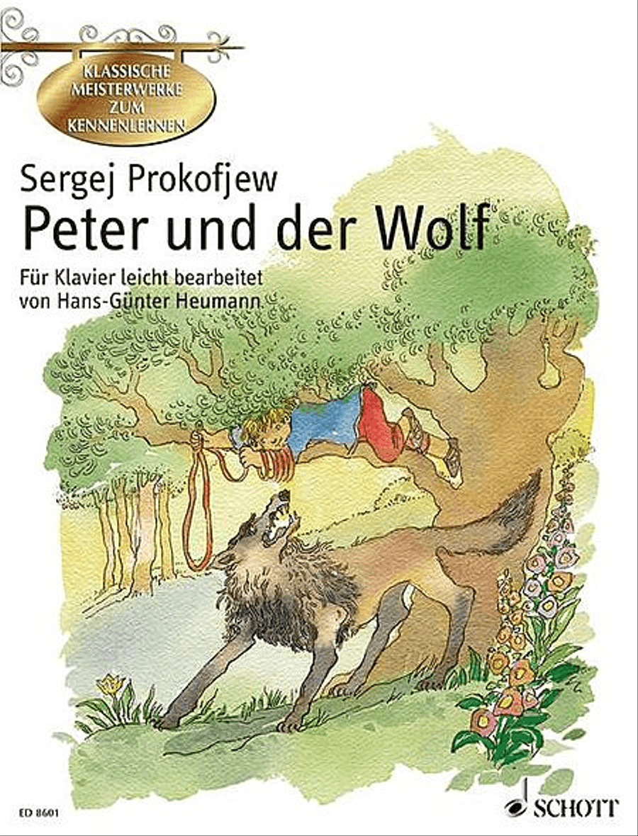 Prokofiev Peter & Der Wolf Easy Arrange Piano Solo scores gallery preview page 1