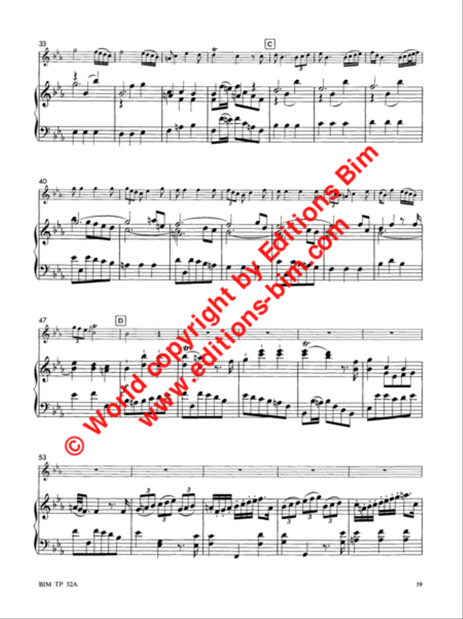 Concerto in Eb Major Trumpet Solo scores gallery preview page 8