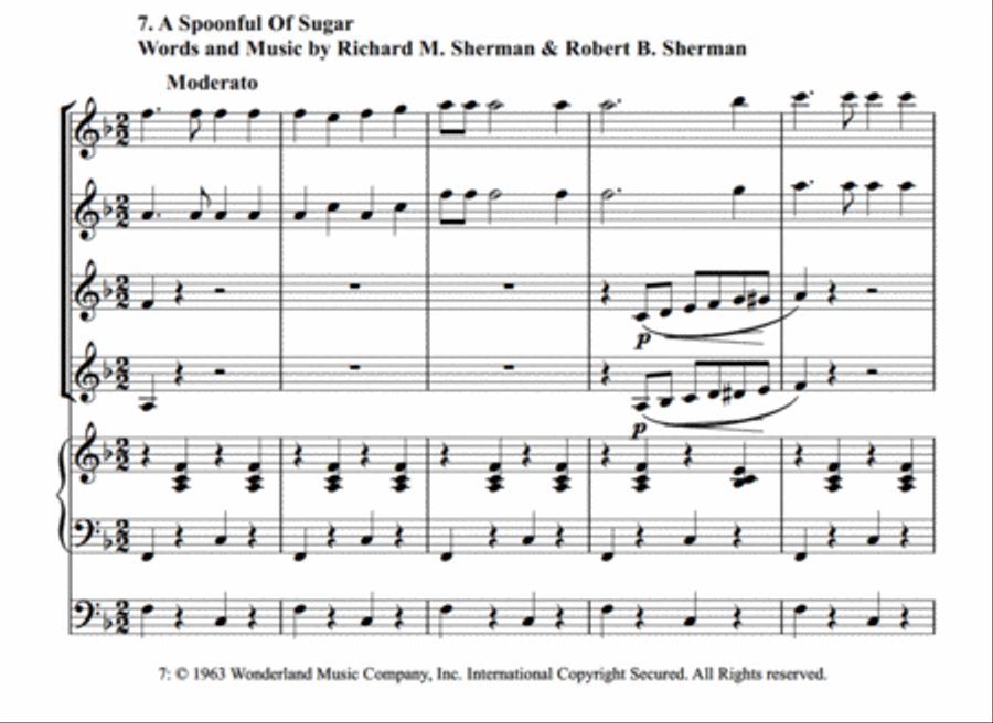 A Small World Medley Set of Parts scores gallery preview page 17
