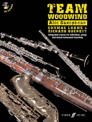 Book cover for Team Woodwind Alto Saxophone With CD