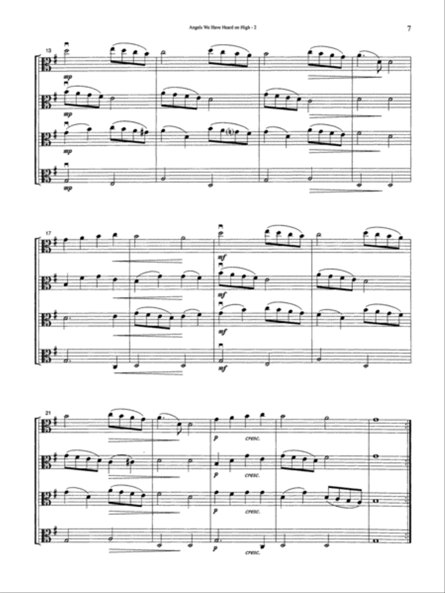 More Festive Strings for Ensemble Collection / Songbook scores gallery preview page 6