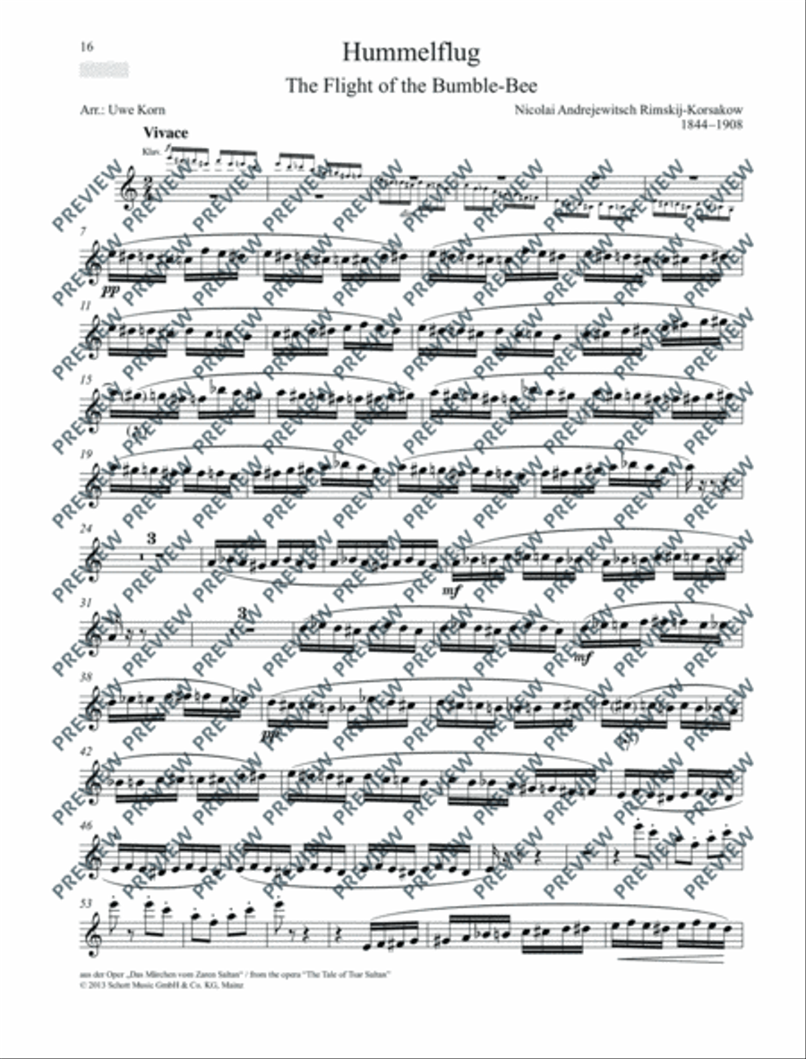 Classical Highlights for Flute Flute Solo scores gallery preview page 17