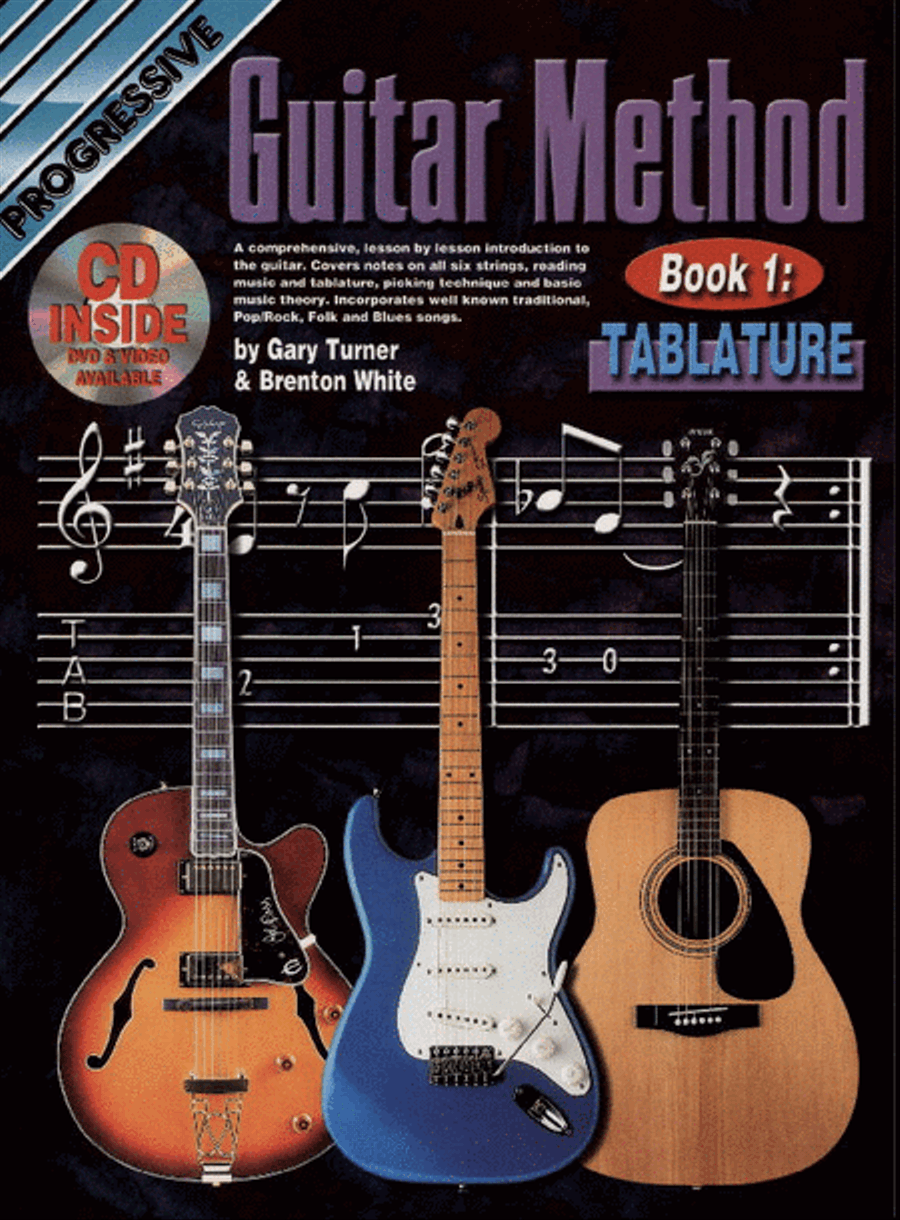 Progressive Guitar Method Book 1: Tab (Book/digital download) Guitar Tablature scores gallery preview page 1