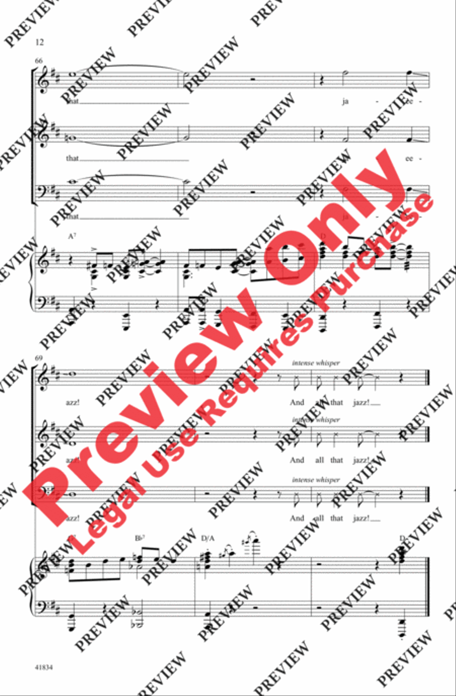 And All That Jazz - SoundTrax CD (CD only) Choir scores gallery preview page 12