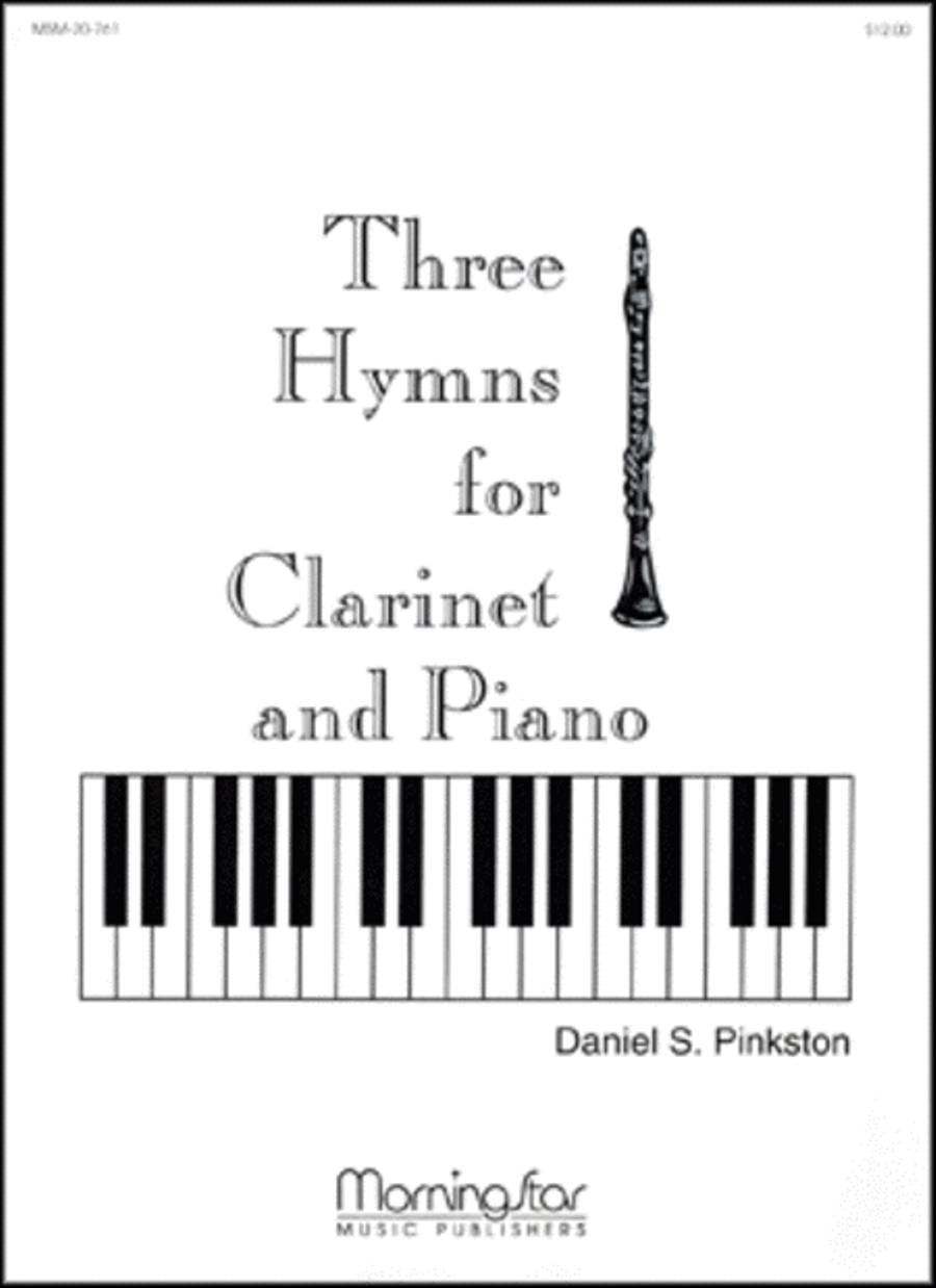 Three Hymns for Clarinet and Piano Clarinet Solo scores gallery preview page 1