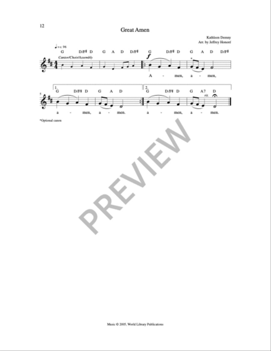 Mass of Joy - Choir / Guitar Edition Choir scores gallery preview page 14