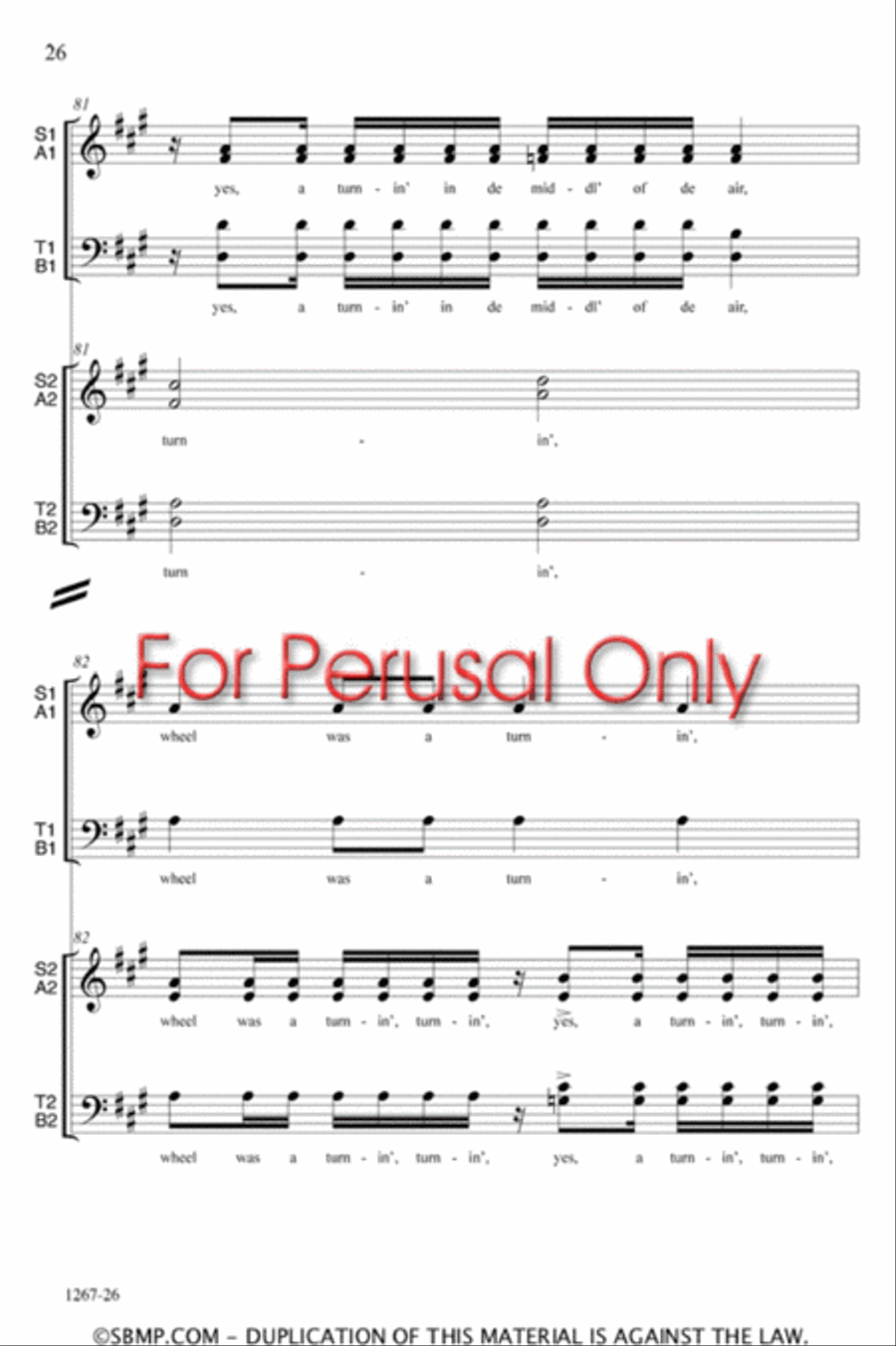 Ezekiel - SATB Double Choir Octavo 4-Part scores gallery preview page 26