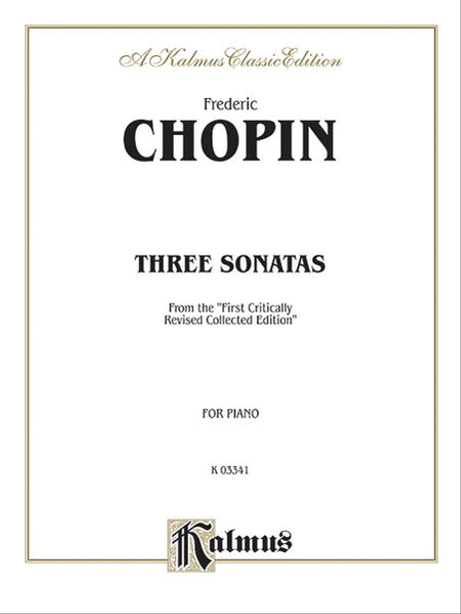 Three Sonatas Piano Solo scores gallery preview page 1